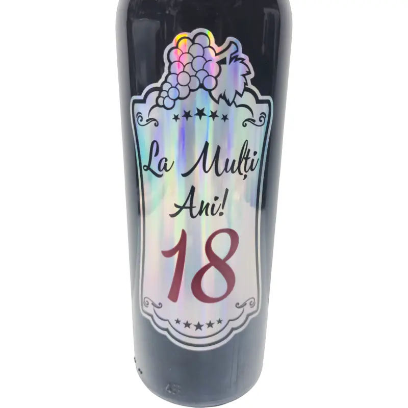 La multi ani 18, vin rosu cabernet sauvignon, demisec, 750ml, 13.5% alcool